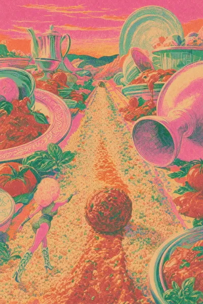 Shawarma turkey meatballs over couscous