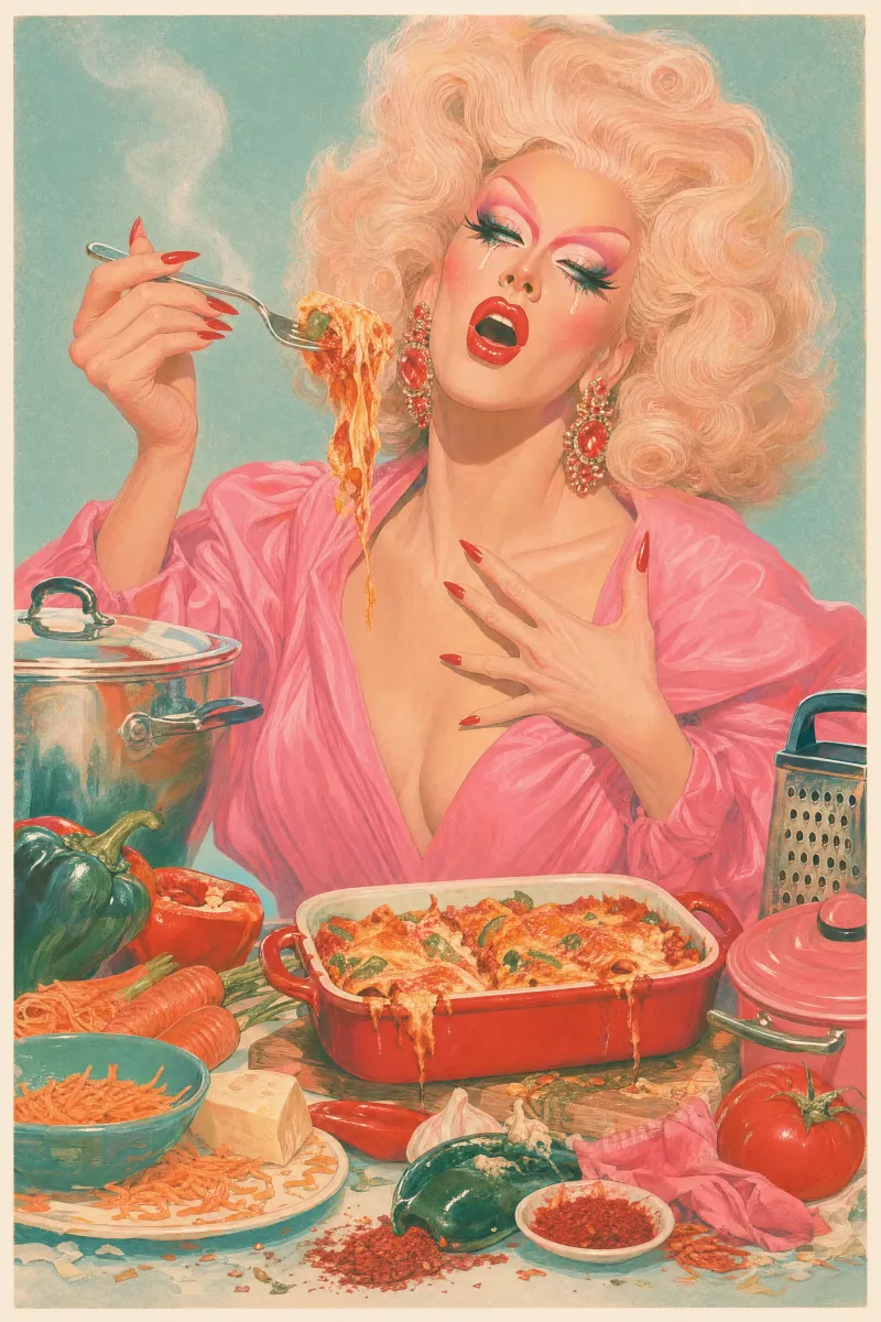 A lasagna with a short fuse