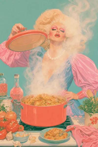 Chicken and rice with a ginger problem