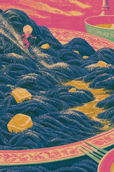 Mákos tészta, sweet poppy seed noodles